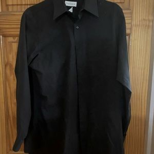 Mens black Van Heusen button down